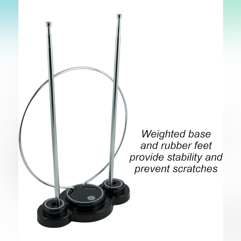 GE Traditional Rabbit Ear HD Digital TV Antenna - Picture 2 of 4